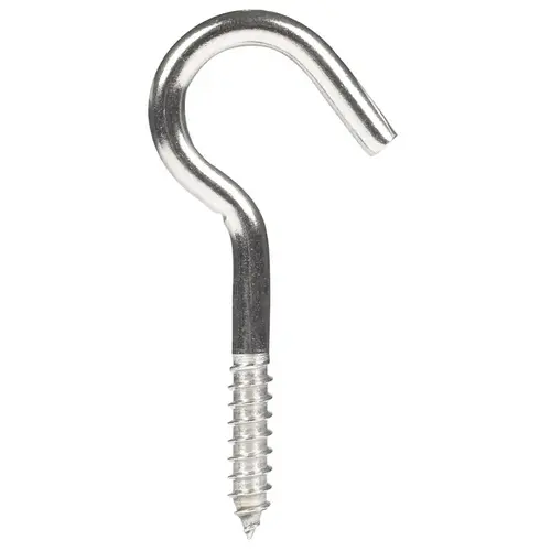 Clothesline Hook Small Stainless Steel 4.1875" L 215 lb - pack of 5 Clothesline Hook Small Stainless Steel 4.1875" L 215 lb - pack of 5