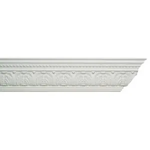 Focal Point 23155-XCP6 Molding Corinthian 4-1/2" H X 8 ft. L Prefinished White Polyurethane Prefinished - pack of 6