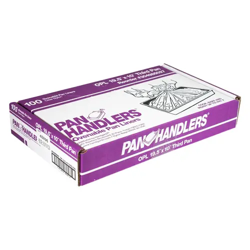 Panhandlers Pan Liner Ovenable 400 Degree 19.5X10, 100 Each Panhandlers Pan Liner Ovenable 400 Degree 19.5X10, 100 Each