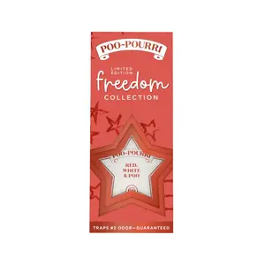 Poo-Pourri BB7647 Odor Eliminator Freedom Collection Golden Wheat/Grapefruit Scent 2 oz Liquid