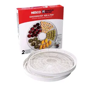 Nesco WT-2SG 13.75-Inch Add-A-Tray Food Dehydrator Accessory Pack   pair Speckled Gray