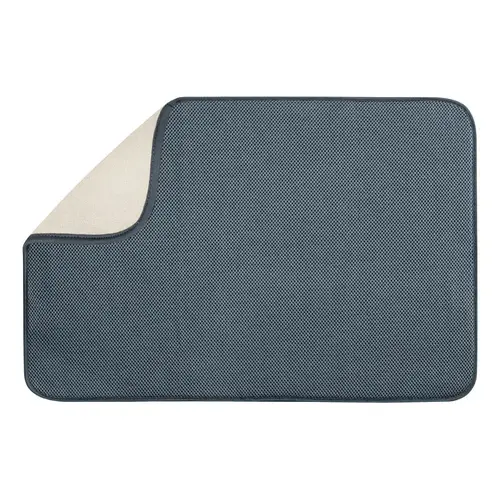 Drying Mat IDry 24" L X 18" W X 0.5" H Microfiber Pewter Drying Mat IDry 24" L X 18" W X 0.5" H Microfiber Pewter