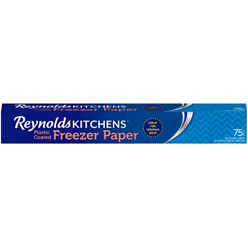 Freezer Paper 18" W x 75 ft Plastic Coated