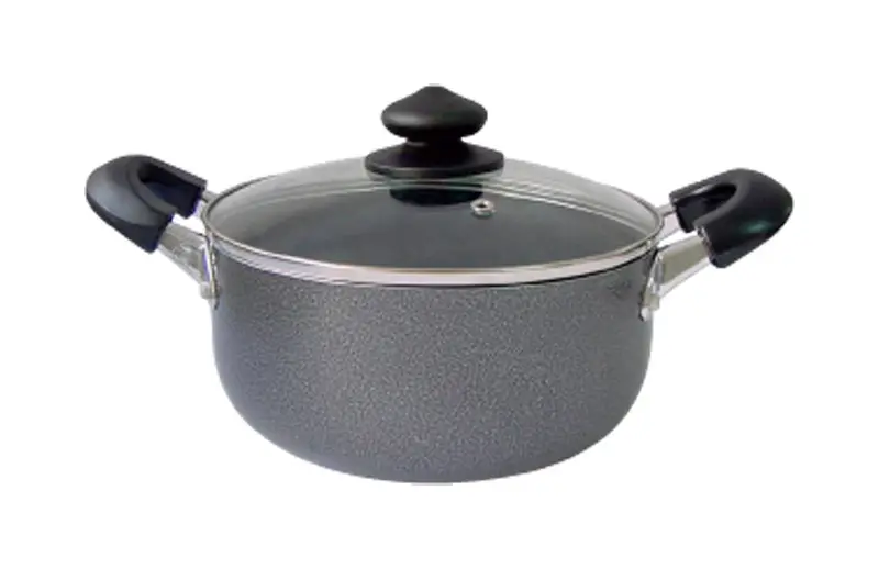 Bene Casa Dutch Oven Aluminum 9.5 5.2 qt Black Black BC-40634 Bene Casa Dutch Oven Aluminum 9.5 5.2 qt Black Black BC-40634