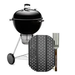 GrillGrate RWEB22.5 GrillGrate Set For Weber Kettle 22 and all 22.5 Diameter Grills 20" L X 15.38" W