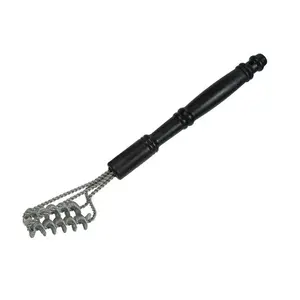 GrillGrate GBRUSH Grill Grate Stainless Steel Cleaning Brush Black/Silver