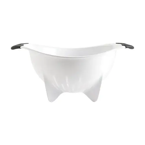 Colander Good Grips 10" W X 13" L White Plastic White