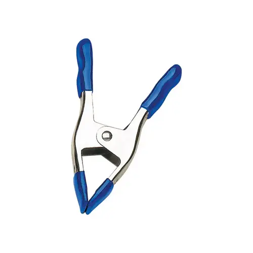 SPRING CLAMP METAL W/PAD 1IN Blue/Silver SPRING CLAMP METAL W/PAD 1IN Blue/Silver