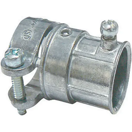 Combination Coupling ProConnex 3/4" D Die-Cast Zinc For EMT/Flex
