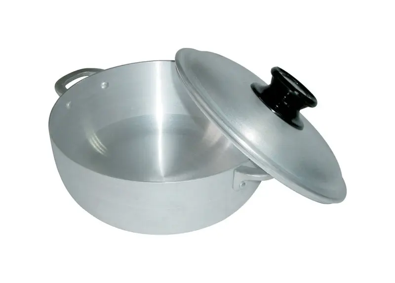 Bene Casa Caldero Aluminum 1.7 qt Silver Silver BC-17260 Bene Casa Caldero Aluminum 1.7 qt Silver Silver BC-17260