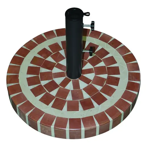Umbrella Base Multicolored Mosaic Cement Multicolored Umbrella Base Multicolored Mosaic Cement Multicolored