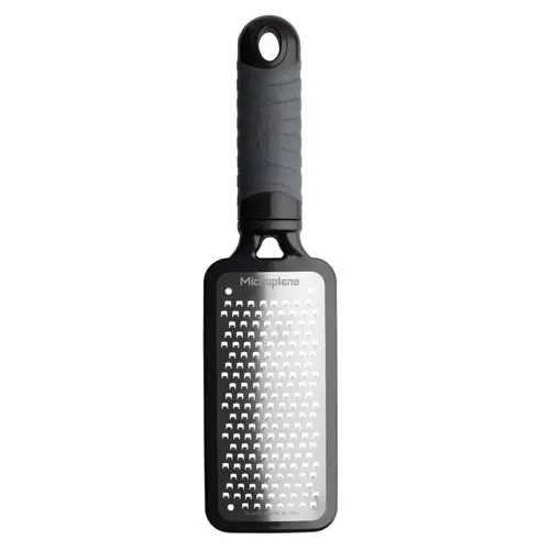 Coarse Cheese Grater Silver/Black Plastic/Stainless Steel Polished Coarse Cheese Grater Silver/Black Plastic/Stainless Steel Polished