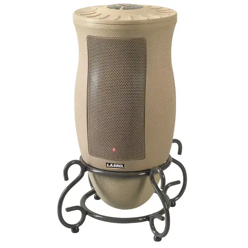 Designer Series Oscillating Ceramic Space Heater with Remote Control Brown Designer Series Oscillating Ceramic Space Heater with Remote Control Brown