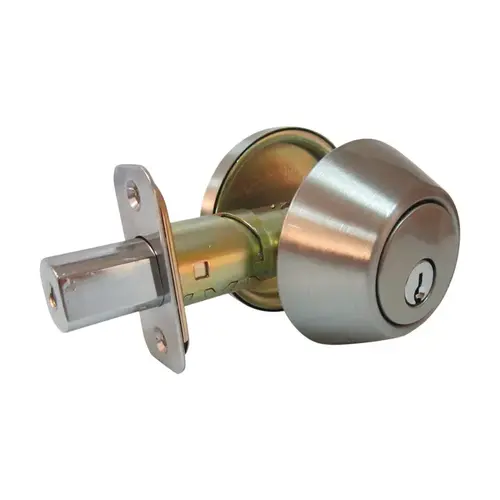 Single Cylinder Deadbolt Satin Nickel 1-3/4" in. Satin Nickel