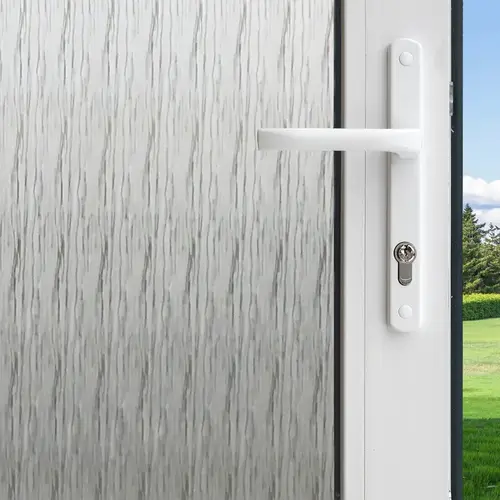 Window Film Frosted Waterfall Static Cling Indoor 36" W X 6.5 ft. L Frosted Window Film Frosted Waterfall Static Cling Indoor 36" W X 6.5 ft. L Frosted