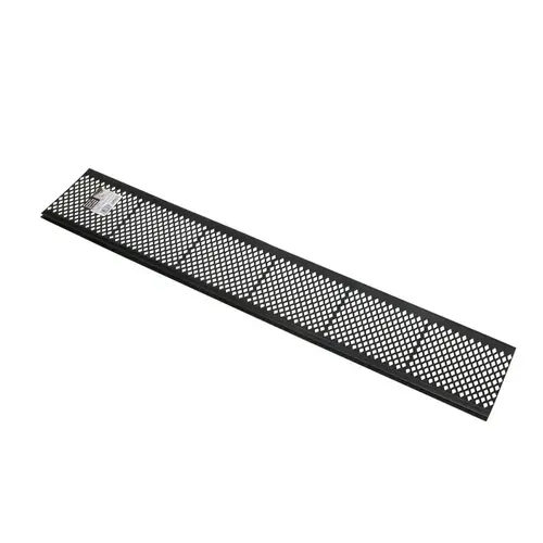 Gutter Guard 6" W X 36" L Black Plastic Black