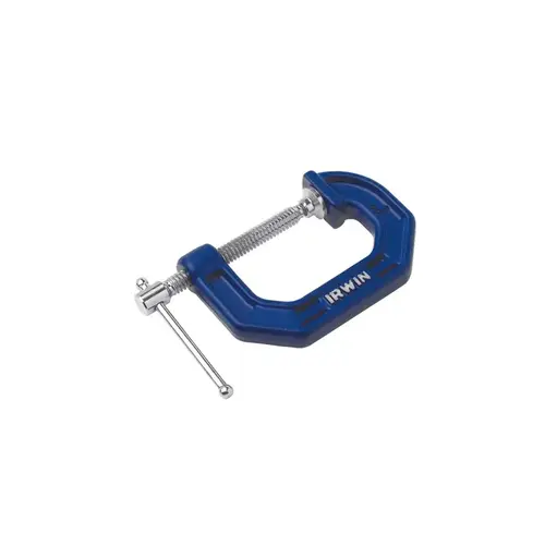 C-Clamp, 900 lb Clamping, 1 in Max Opening Size, 1-3/16 in D Throat, Steel Body C-Clamp, 900 lb Clamping, 1 in Max Opening Size, 1-3/16 in D Throat, Steel Body