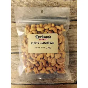 Durhams 7304240011-XCP12 Cashews Zesty 6 Bagged - pack of 12