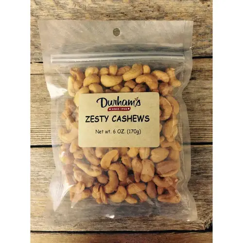 Cashews Zesty 6 Bagged - pack of 12