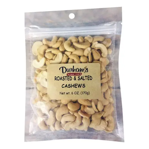 Cashews Roasted & Salted 6 oz Bagged