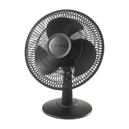 Table Fan 16.5" H X 12" D 3 speed Oscillating Black Table Fan 16.5" H X 12" D 3 speed Oscillating Black