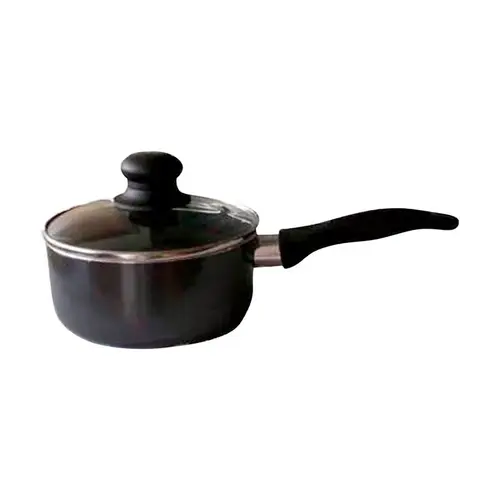 Sauce Pan With Lid Aluminum 2 qt Black Black Sauce Pan With Lid Aluminum 2 qt Black Black