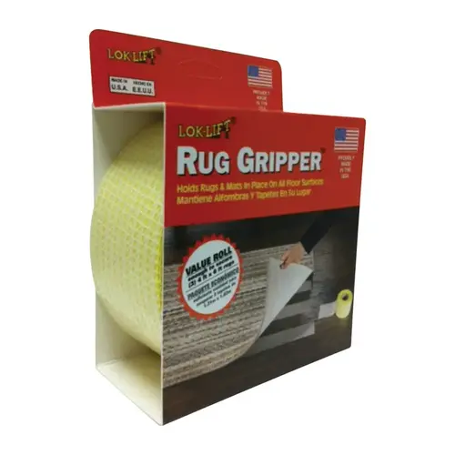 Rug Gripper 2.5" W X 60 ft. L Reversible Scrim Indoor White