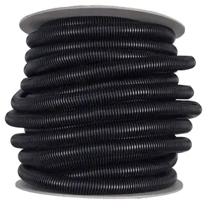 Drossbach Inc. 75-100BL Flex Tube 3/4" D X 100 ft. L Black Plastic Black
