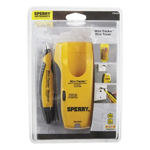 Wire Tracker Tone And Probe Wire Tracer Yellow