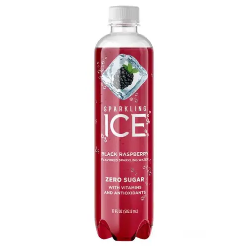 Sparkling Ice 16571910303 Black Raspberry Sparkling Water, 17 oz, Bottle